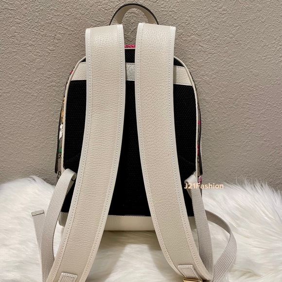 NEW Authentic Gucci Ophidia GG Flora Small Backpack - Picture 6 of 15
